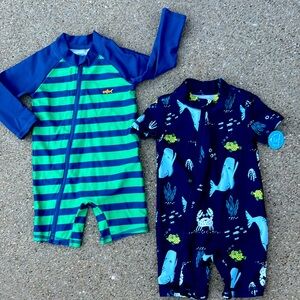 Carter’s Rash guard Swimsuits TWO Pieces